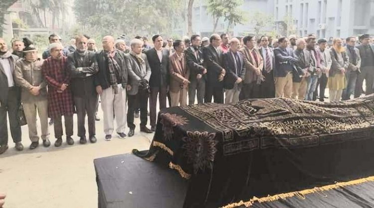 ড. রোজোয়ান হোসেন সিদ্দিকীর জানাযা ও দাফন সম্পন্ন
