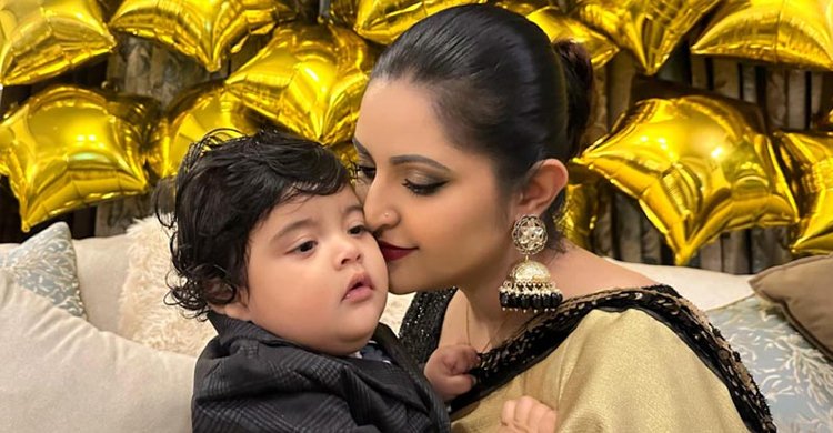 ছেলে পুণ্যর শারীরিক অবস্থার কথা জানালেন পরীমণি