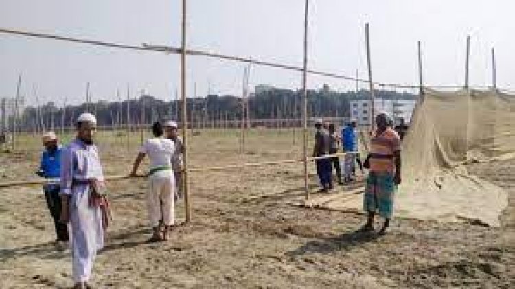 বিশ্ব ইজতেমা: চট সংকট, শামিয়ানা আনতে হবে মুসল্লিদের