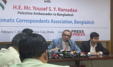  ফিলিস্তিনের রাষ্ট্রদূত আমরা নিজ ভূমিতে পরাধীন, আর কতদিন জিম্মিদশায় থাকবো?