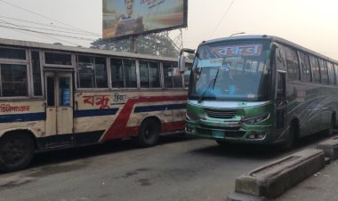 নারায়ণগঞ্জ থেকে বাস চলাচল বন্ধ, ভোগান্তিতে যাত্রীরা