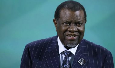  নামিবিয়ার প্রেসিডেন্টের মৃত্যু