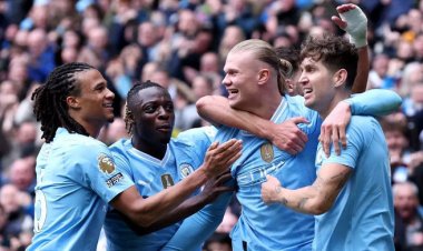  হালান্ডের জোড়া গোল, শিরোপার পথে ছুটছে ম্যানসিটি