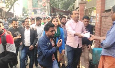  রাজধানীতে ছাত্রদলের লিফলেট বিতরণ