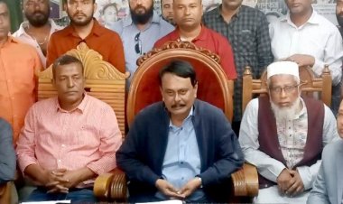  হাওরে নির্ধারিত সময়ে বাঁধের কাজ শেষ না হওয়ায় বিএনপির প্রতিবাদ