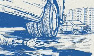 মা-মেয়ে হাত ধরে রাস্তা পার হওয়ার সময় বাস চাপায় মা নিহত