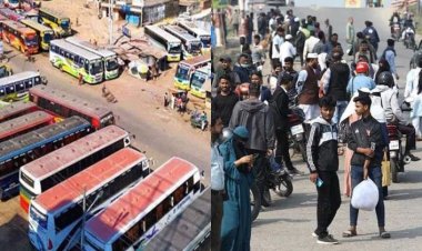 সিলেটে চলছে পরিবহন ধর্মঘট, যাত্রীদের ভোগান্তি