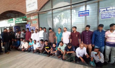  ঢাকার ৪ হাসপাতাল থেকে ৪১ দালালকে ধরলো র‍্যাব