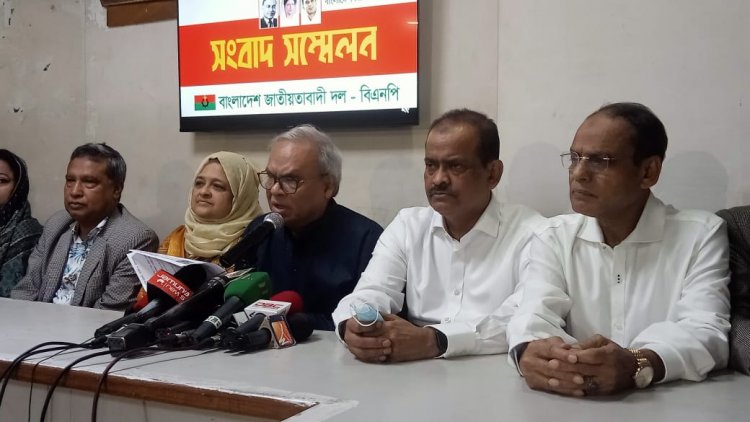 সরকার গণতন্ত্র ও সত্যের বদলে কায়েম করেছে অন্যায়ের রাজত্ব : রিজভী