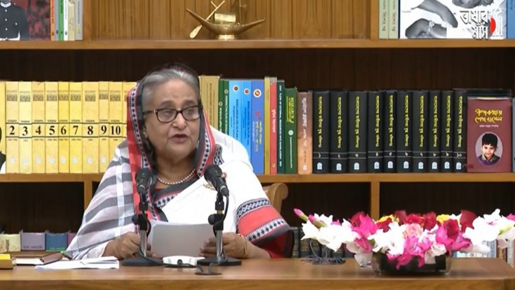 জার্মানি সফর নিয়ে প্রধানমন্ত্রীর সংবাদ সম্মেলন শুরু