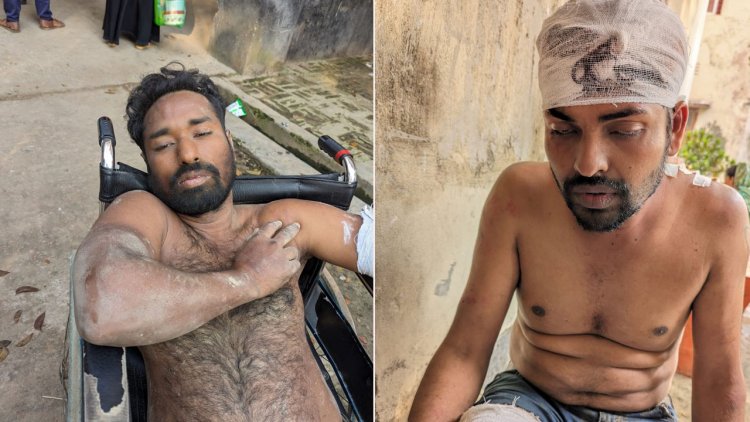 সড়কে ডাকাতিকালে দুই ডাকাতকে গণধোলাই, পুলিশে সোপর্দ