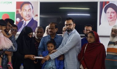 সরকার বিরোধী আন্দোলনে নিহত রশীদের পরিবারের পাশে বিএনপি