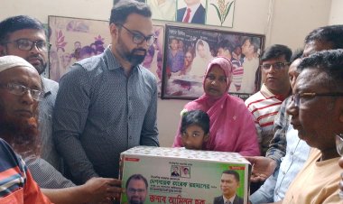 গুম খুন পরিবারের পাশে বিএনপি নেতা আমিনুল হক