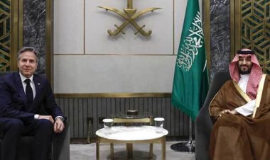 গাজা ইস্যুতে প্রিন্স সালমানের সঙ্গে ব্লিঙ্কেনের বৈঠক