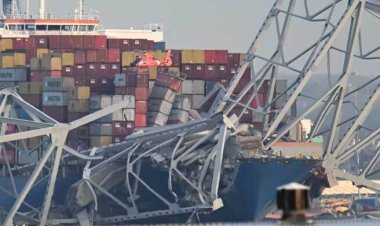 যুক্তরাষ্ট্রে জাহাজের ধাক্কায় ভেঙে পড়েছে সেতু, ৬ জনের মৃত্যুর শঙ্কা