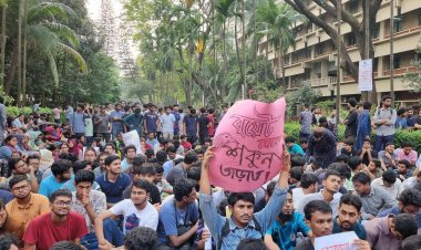 নিরাপত্তাহীনতায় বুয়েটে আন্দোলনরত শিক্ষার্থীরা