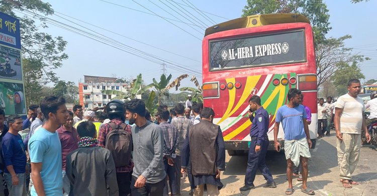 সিলেটে বাসচাপায় পুলিশ সদস্য নিহত