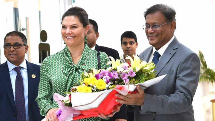 ঢাকায় এলেন সুইডেনের ক্রাউন প্রিন্সেস ভিক্টোরিয়া