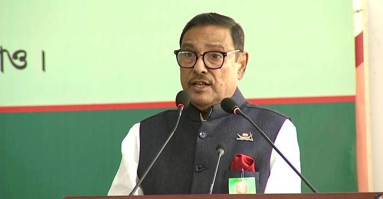 প্রধানমন্ত্রী মাত্র সাড়ে ৩ ঘণ্টা ঘুমান, বাকি সময় দেশ নিয়ে ভাবেন- ওবায়দুল কাদের