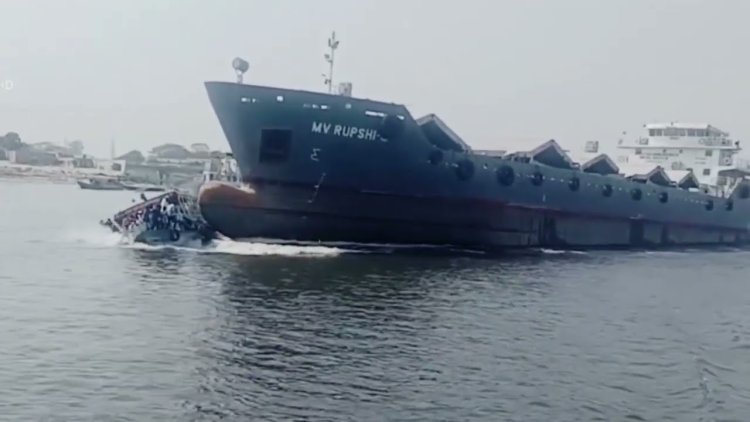 যুক্তরাষ্ট্র জাহাজের ধাক্কায় ভেঙে পড়েছে সেতু, ৬ জনের মৃত্যুর শঙ্কা