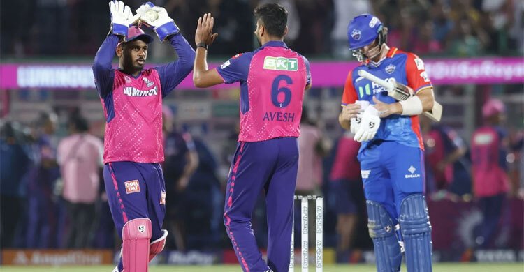 টানা দ্বিতীয় জয় রাজস্থানের দিল্লিকে হারিয়ে