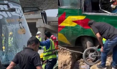 বিমানবন্দরের থার্ড টার্মিনালে ঢুকে গেল বাস, প্রকৌশলী নিহত