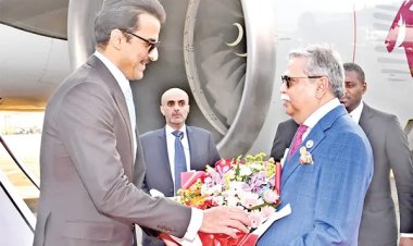 কাতারের আমীর ঢাকায়, দ্বিপক্ষীয় বৈঠক আজ