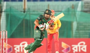  বৃষ্টির কারণেই ব্যাটিং করতে পারছিলেন না শান্ত!