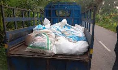 মরা মুরগি ভর্তি পিকআপ, দুর্গন্ধ পেয়ে আটক