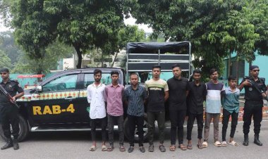 কিশোর গ্যাং ‌‘আলামিন গ্রুপে’র লিডারসহ গ্রেপ্তার ৮