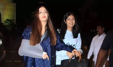 হাতে চোট, মেয়েকে সঙ্গে নিয়ে কানে উড়াল দিলেন ঐশ্বরিয়া