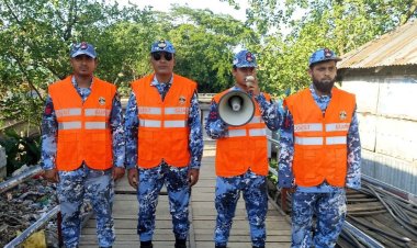 ঘূর্ণিঝড় রেমাল সতর্কতায় উপকূলে মাইকিং