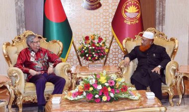 রাষ্ট্রপতির সঙ্গে বিএসএমএমইউ ও আরবি বিশ্ববিদ্যালয়ের ভিসির সাক্ষাৎ