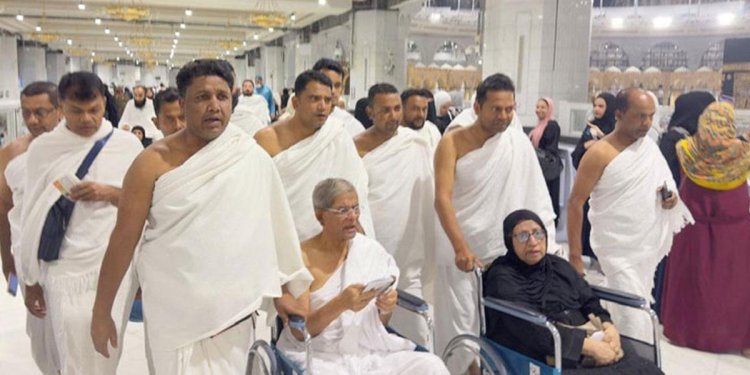 ওমরাহ শেষে বুধবার দেশে ফিরছেন ফখরুল