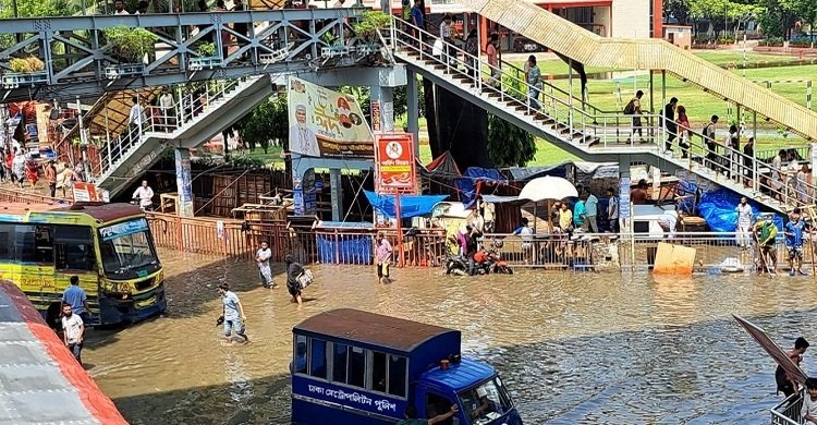 ঢাকায় ৮৭ মিলিমিটার বৃষ্টিতে জলাবদ্ধতা, বৃষ্টি হতে পারে রোববারও