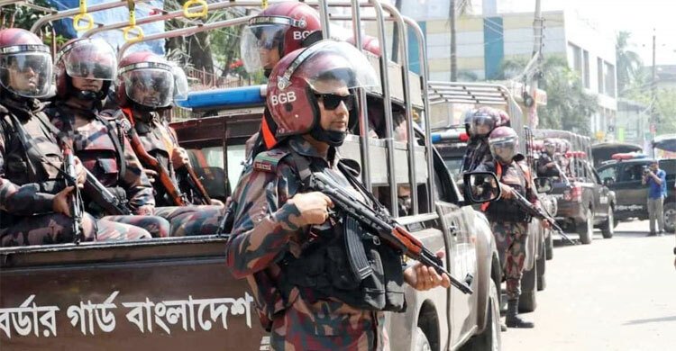 উপজেলা নির্বাচন দ্বিতীয় ধাপে ৪৫৭ প্লাটুন বিজিবি মোতায়েন