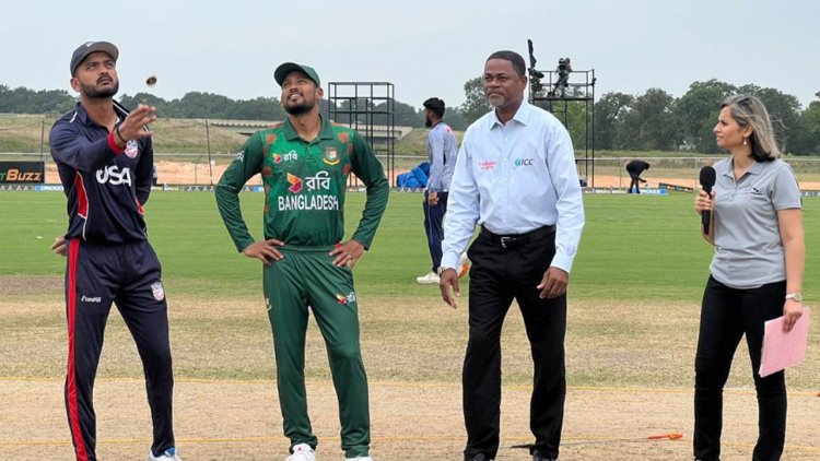 টসে জিতে বোলিংয়ে বাংলাদেশ