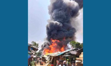 উখিয়া রোহিঙ্গা ক্যাম্পে ফের আগুন 