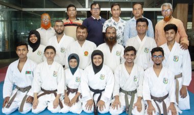 কারাতে ব্ল্যাক বেল্ট ও ড্যান পরীক্ষায় ১২ বিজয়ী