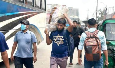 ছুটি শেষে ঢাকায় ফিরছে কর্মজীবী মানুষ