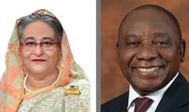 দক্ষিণ আফ্রিকার প্রেসিডেন্ট রামাফোসাকে প্রধানমন্ত্রীর অভিনন্দন