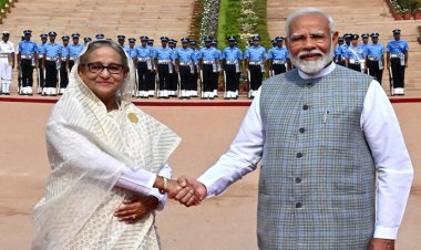 হাসিনা-মোদির দ্বিপাক্ষিক বৈঠকে ১০ সমঝোতা স্মারক স্বাক্ষর