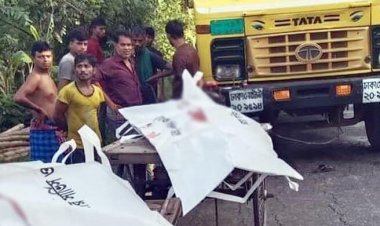  বরিশালে দু’জনকে পিষে মারলো বেপরোয়া গতির ট্রাক