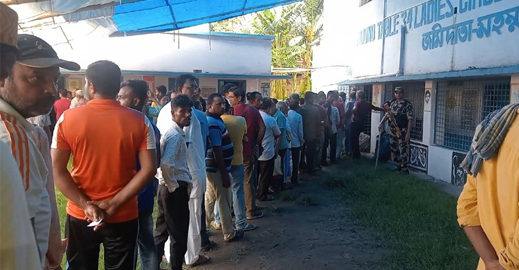 লোকসভা নির্বাচন পশ্চিমবঙ্গে কড়া নিরাপত্তায় চলছে শেষ দফা ভোটগ্রহণ