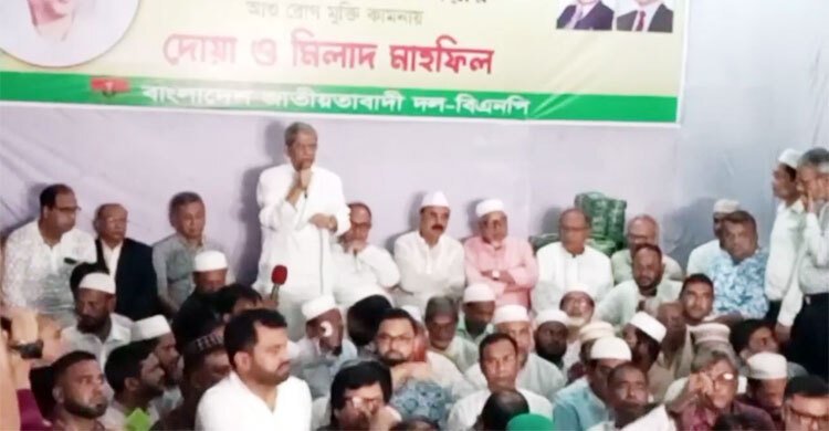 খালেদা জিয়ার সুস্থতার জন্য দোয়া চেয়ে ফখরুলের কান্না
