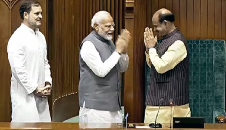ফের লোকসভার স্পিকার নির্বাচিত হলেন ওম বিড়লা