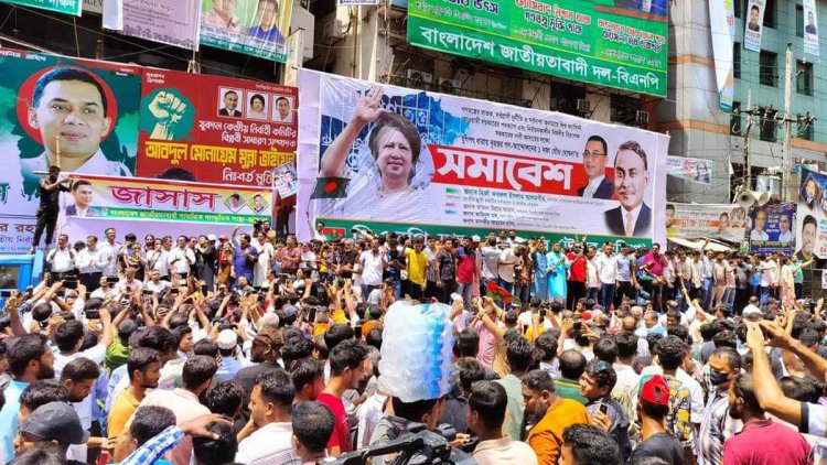 কমিটি ছাড়াই খালেদা জিয়ার মুক্তির দাবিতে বিএনপির সমাবেশ
