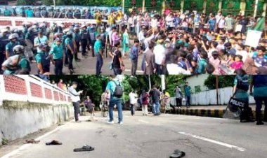 চবিতে শিক্ষার্থীদের ওপর পুলিশের হামলা, সড়ক অবরোধ