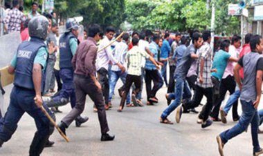 মতিঝিলে পুলিশ-শিক্ষার্থীদের মধ্যে ধাওয়া-পাল্টা ধাওয়া