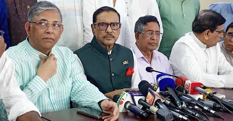 আন্দোলনকারীদের রাজাকার স্লোগানের জবাব ছাত্রলীগই দেবে: কাদের